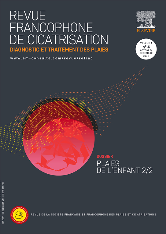 Go to journal home page - Revue Francophone de Cicatrisation